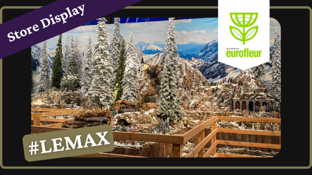 Lemax Store Display 2022 Eurofleur Mike's Christmas Village